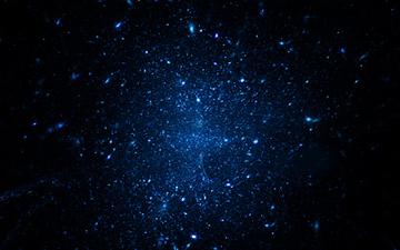 Black-colored background with stars in space