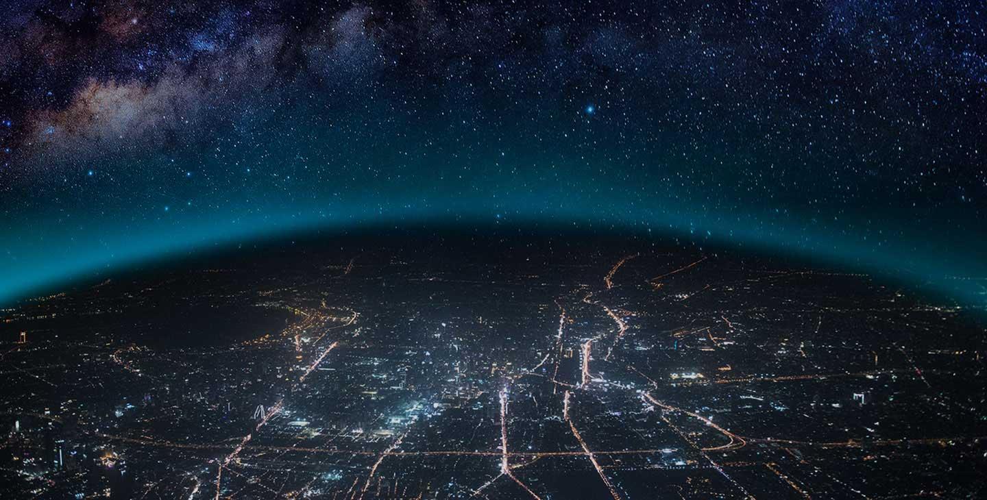city from space